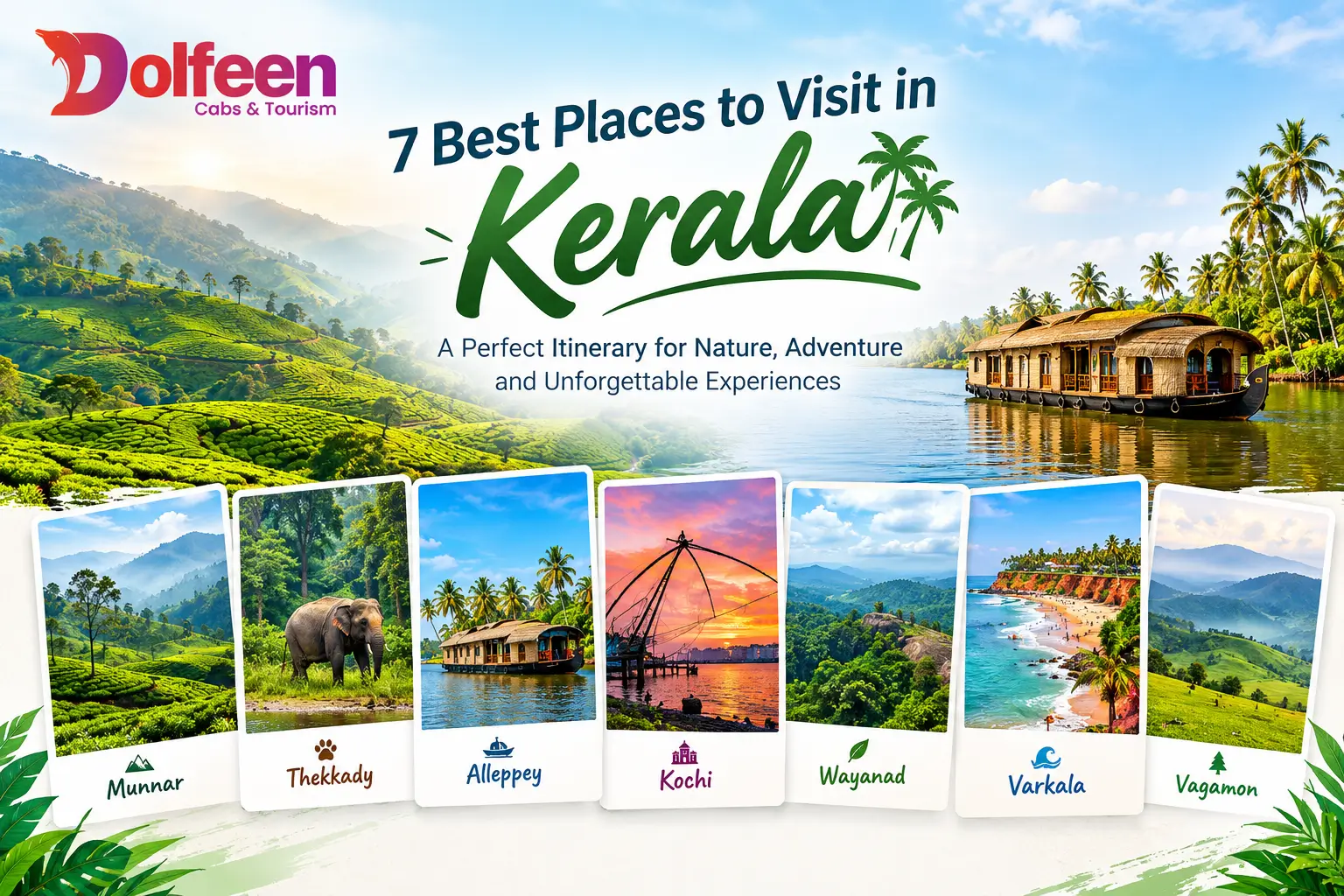 7 Best Places to Visit in Kerala