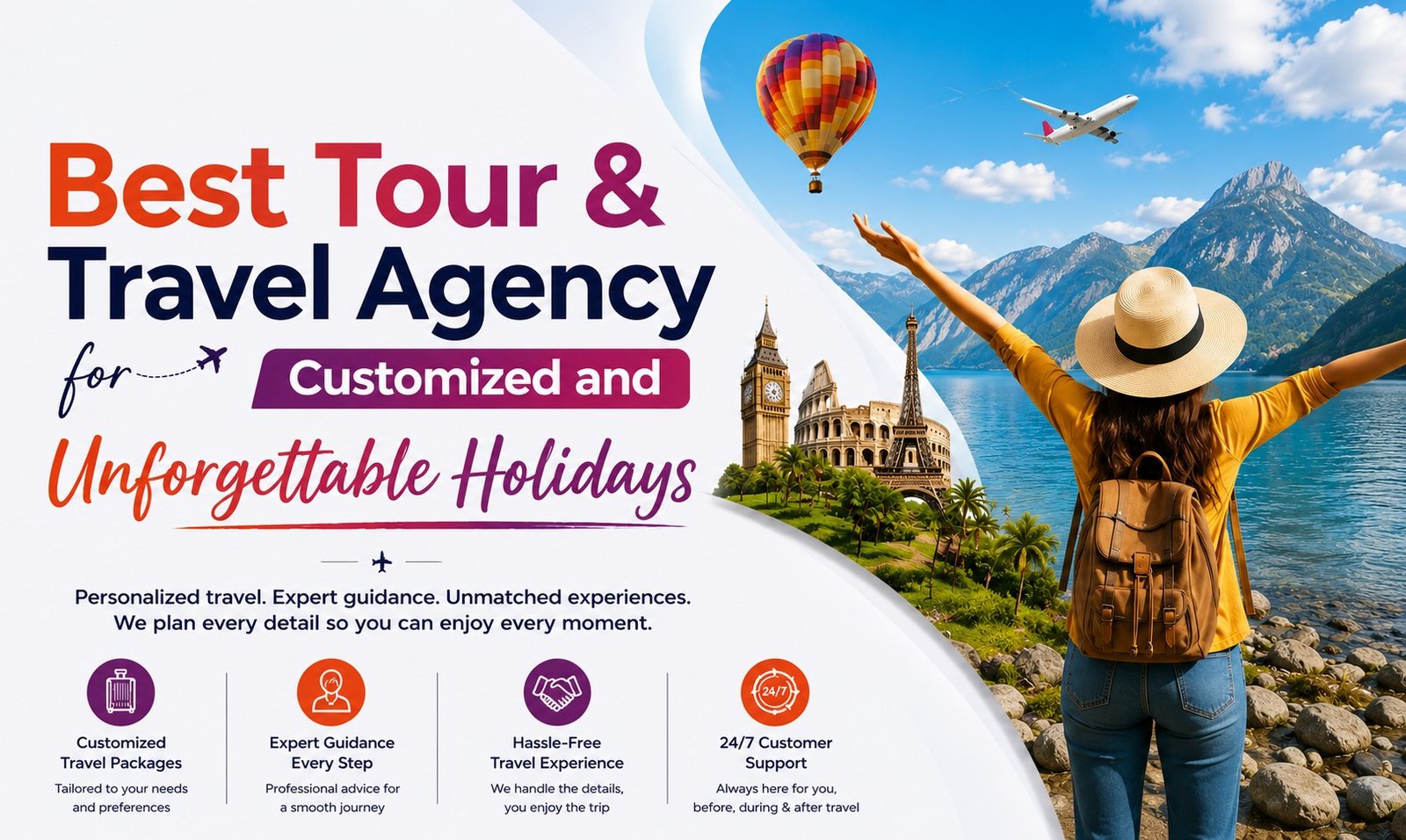 Best Tour & Travel Agency for Customized and Unforgettable Holidays