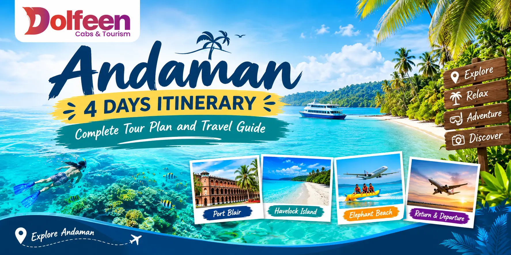 Andaman 4 Days Itinerary: Complete Tour Plan and Travel Guide 
